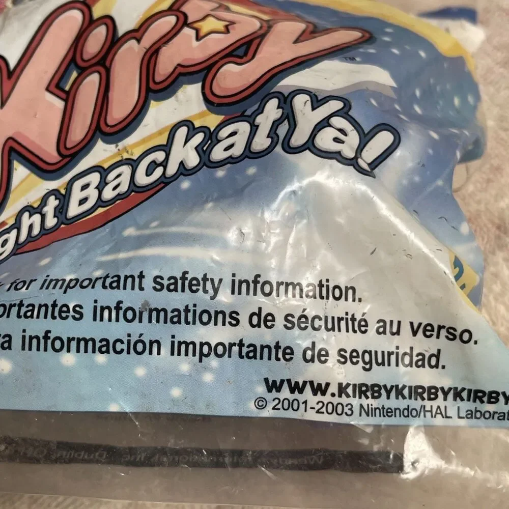 Wendys Kirby Ice Friction Nintendo 2003 Kids Meal Toy Right Back At Ya New